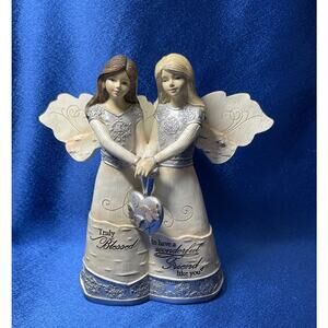 Pavilion Gifts Elements Two Girl Angels Holding Heart Friendship 2016